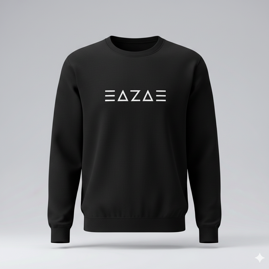 EAZAE Crewneck Sweatshirt - Black