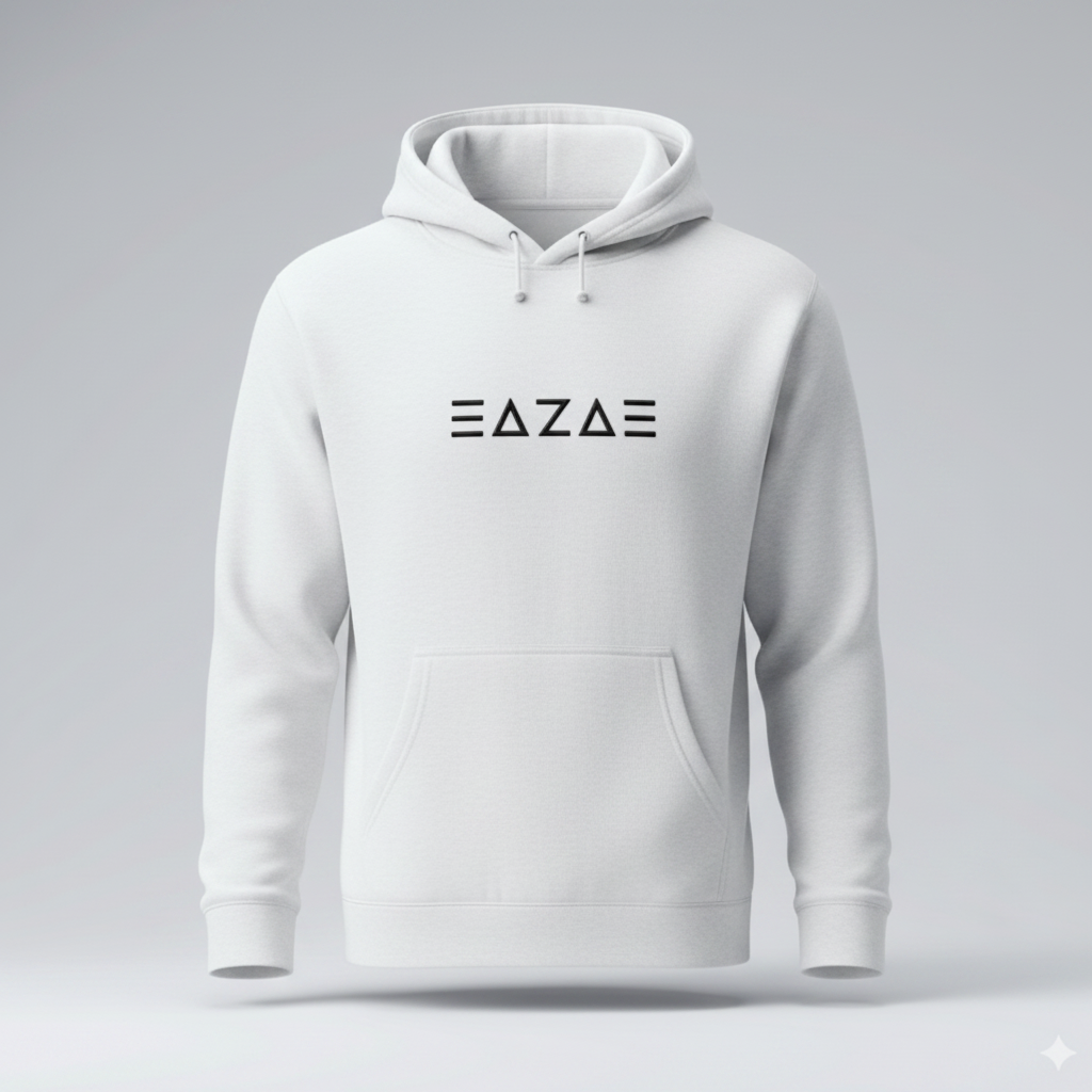 EAZAE Core Hoodie - White